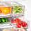 2X Refrigerator Organizer Bins with Pull Out Drawers Fridge Produce Drawer Set for Save Vertical Space 2
