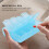 Plastic Rectangle 8 Compartments 7 Days Medicine Pill Box 3