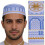 Polyester de chapeau ethnique brodé traditionnel de Hui-Noir 58 2