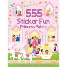 555 Sticker Fun Princess Palace Activity Book by Susan Mayes Paperback