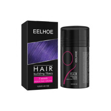(brown) EELHOE Dense Hair Fiber Powder Hair Increase, Hair Volume Fiber Thickness, Hair Powder and Plant Fiber Powder