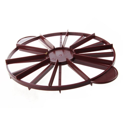 4X Cake Divider Slice Pie Cake 10 / 12 Piece Equal Portion  Divider Dark Red 2