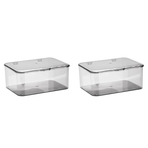 2X Makeup Face Mask Organizer Dust-Proof Large Capacity Desktop Storage Designed to Store Moisturizing Facemasks-A