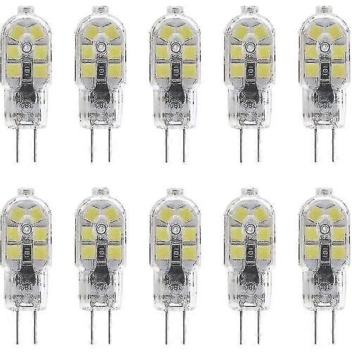 Λαμπτήρας LED G4 2W 12V AC/DC, πακέτο 10 λαμπτήρων αλογόνου ισοδύναμου 20W, 200L