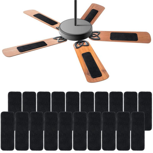 80 Stück Deckenventilator-Flügelfilter, Deckenventilator-Luftfilter, Ventilator-Luftreiniger-Pads, Kokosnuss-Carbon-Deckenventilator-Luftfilter 1
