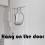 3X Mesh Collapsible Small Wall Laundry Baskets, Hanging Laundry Hamper, for Hotel, University Dormitory Use Gray 3