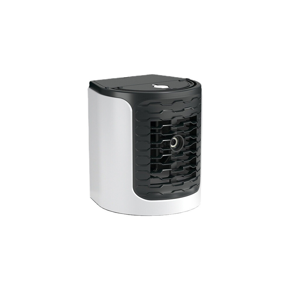Portable Air Cooler Fan, 3-Speed Desktop Ac With 500Ml Tank, Ultrasonic Mist Humidifier & Led For Home, Office & Camping White/Light 8580863449984