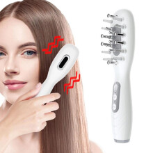Electric Massage Brush for Hair, Hair Oil Scalp Massager, Hair Growth Comb Scalp Massager, Hair Growth Device for Men Women