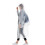 Imperméable EVA réutilisable, poncho de pluie imperméable avec capuche  XL 1