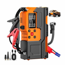 Hochleistungs-Autostarthilfe mit Luftkompressor – 10000mAh Reifenaufpumper & Powerbank, 120W 12V, Type-C-Ladung, LED-Notlicht
