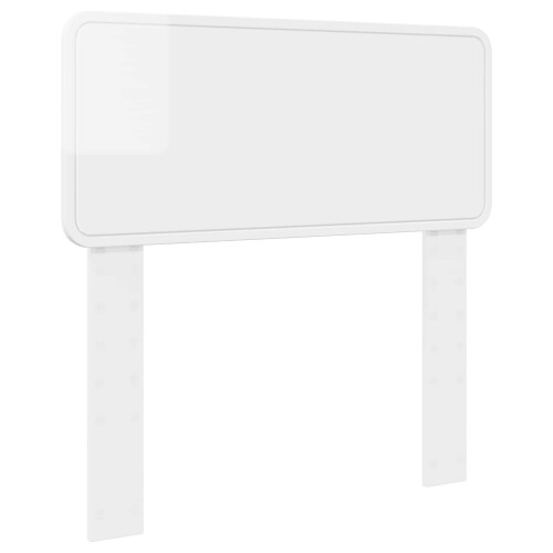 VidaXL vidaXL Headboard Gloss White Engineered wood 2