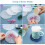 18Pieces Resin Coaster Mold Large Silicone Geode Mold Irregular Wave Shape Mold DIY Epoxy Tray Mold Coaster Casting Mold 6
