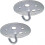 Heavy Duty Ceiling Hook 90mm Round Base Plate for Chandelier Installation, 2-Pack 1