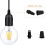 48-Pack Bakelite Lamp Holder E26/ E27 Light Socket Vintage Bulb Socket ES Screw Lampholder for Ceiling/Pendent/Floor 4