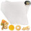 Non-Stick Silicone Dehydrator Sheets,Fruit Dehydrator Mats Reusable Steamer Mat Mesh Sheet for Fruit Dryer 32 Pcs 5