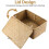 3X Seagrass Hand Woven Storage Box Storage Box Storage Basket Makeup Organizer Multipurpose Container with Lid 2