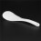 3X Cucina Plastica Cucchiaio Bianca 4