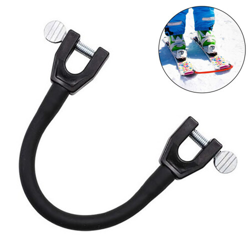 (Black) Ski Trainer for Kids & Adults - Snowboard Accessory 1