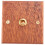 2X 86 Type Solid Wood Panel  Wall Light Retro Brass Toggle  Wood Grain Electrical  Socket 1- 3