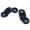 210Pcs Screws Mounted Arched Cable Clamp Clip Tie 21 x 7mm for 3mm Wire 2