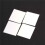 1000 Piece Mirror Tile Wall Sticker 3D Decal Room Decor Stick (Silver) 6