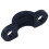 210Pcs Screws Mounted Arched Cable Clamp Clip Tie 21 x 7mm for 3mm Wire 6