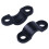 210Pcs Screws Mounted Arched Cable Clamp Clip Tie 21 x 7mm for 3mm Wire 4