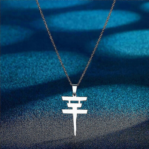 Κολιέ για γυναίκες, Κολιέ Tokio Hotel από ανοξείδωτο ατσάλι μενταγιόν Tokio 1