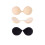 Set van 2 onzichtbare push-up strapless-Huidkleur zwart A 2