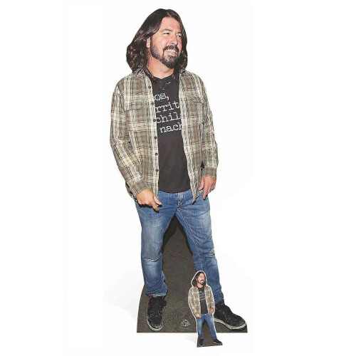 Dave Grohl lebensgroße Pappfigur zum Aufstellen