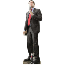 Silhouette en carton grandeur nature de Marco Rubio, homme politique américain