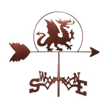Metal Iron Dragon Weathervane Outdoor Roof Farm Decor 79cm Tall