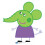 Emily Elefant Halloween Pappaufsteller 1