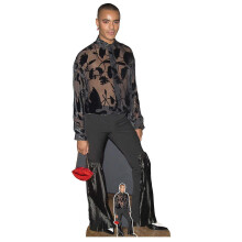 Silhouette en carton grandeur nature de Layton Williams