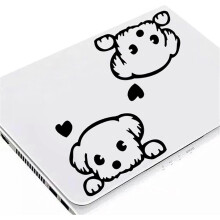 Cartoon Removable Cute Black Dog Puppy Socket Switch Wall Sticker Vinyl Decal Home Decor Animal Wall Sticker