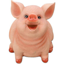 Shatterproof Large Piggy Bank Coin ATM Savings Jar for Kids Adults (Large Pig)