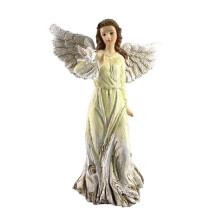 Statue d'ange en résine, adorable ornement décoratif, cadeau original pour la maison