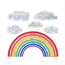 Rainbow PVC Electrostatic Window Sticker for Glass - Wall Decal