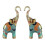 Ensemble de figurines décoratives Feng Shui en forme d'éléphant 1