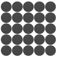Punti adesivi magnetici per frigorifero, superfici metalliche, decorazioni per la casa, neri, 2x2x0,2 cm, 50 pezzi