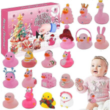 Advent Calendar Rubber Ducks, Countdown Calendar Toys, 24-Day Advent Calendar