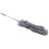 2X Gutter Cleaning Brush Roofing Tool with Telescopic Extendable Pole 8.2Ft Guard Cleaner Tool Easy Remove Leave, Grey 10