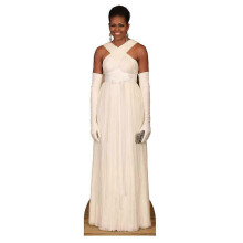 Silhouette en carton grandeur nature de Michelle Obama, Première dame