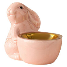 ceramiczne kadzielnice w kształcie królika do medytacji, zestaw palników stożkowych
