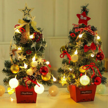 Luces para mini árbol de Navidad DIY de SUSUchens de 19.7" para interiores y exteriores (juguete para niños)