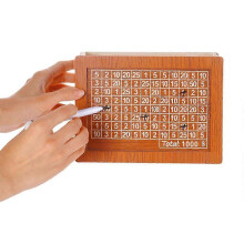 2025 Money Saving Box, Wooden Cash Vault for Kids & Adults, Reusable with Countdown & Money