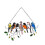 Birds on Wire Hanging Window Ornament 1