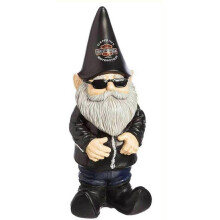 Statue de jardin de gnome motard 26-27