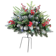 Sapin de Noël sûr et non toxique, robuste et doté d'un éclairage LED multicolore écoénergétique.