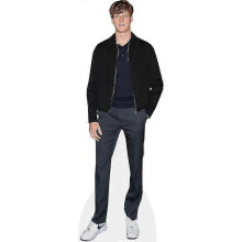 Silhouette en carton de Jannik Sinner (tenue décontractée) (taille réelle ou miniature) - Mini format